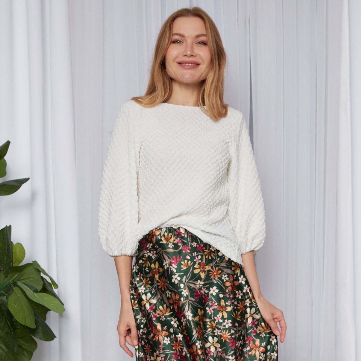 Bubble Top Ivory
