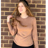 Tan Puff Sleeve Top Ivee