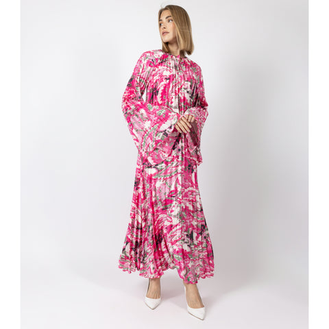 Pink Pleate Dress