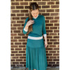 Teal/Aqua Ribbed Skirt