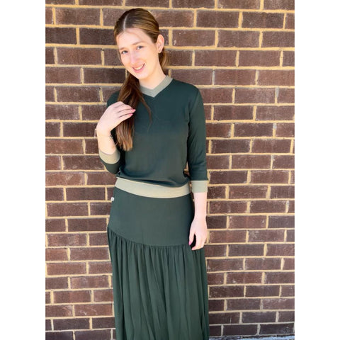 Green Ribbed Set Sold Separately