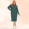 Gila Cardigan Dress Plus Teal