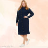 Gila Cardigan Dress Plus Navy