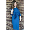 Ribbed Sleeveless Jumper Blue