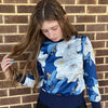 Liberty Blue Floral Top by Ivee