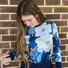 Liberty Blue Floral Top by Ivee