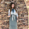Sage Sleeveless Dress