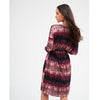 Maroon Tye Dye Square Dress by DF