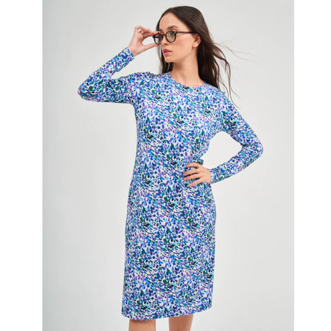Blue Raspberry Loose Dress by DF