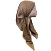Gold Thread Classic Open Back Pretied Israeli Thicker Cotton Lurex Tichel