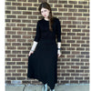 Side Ruched Dress Black