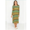 Penny Dress-Candy Chevron Jersey Swing