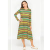 Penny Dress-Candy Chevron Jersey Swing