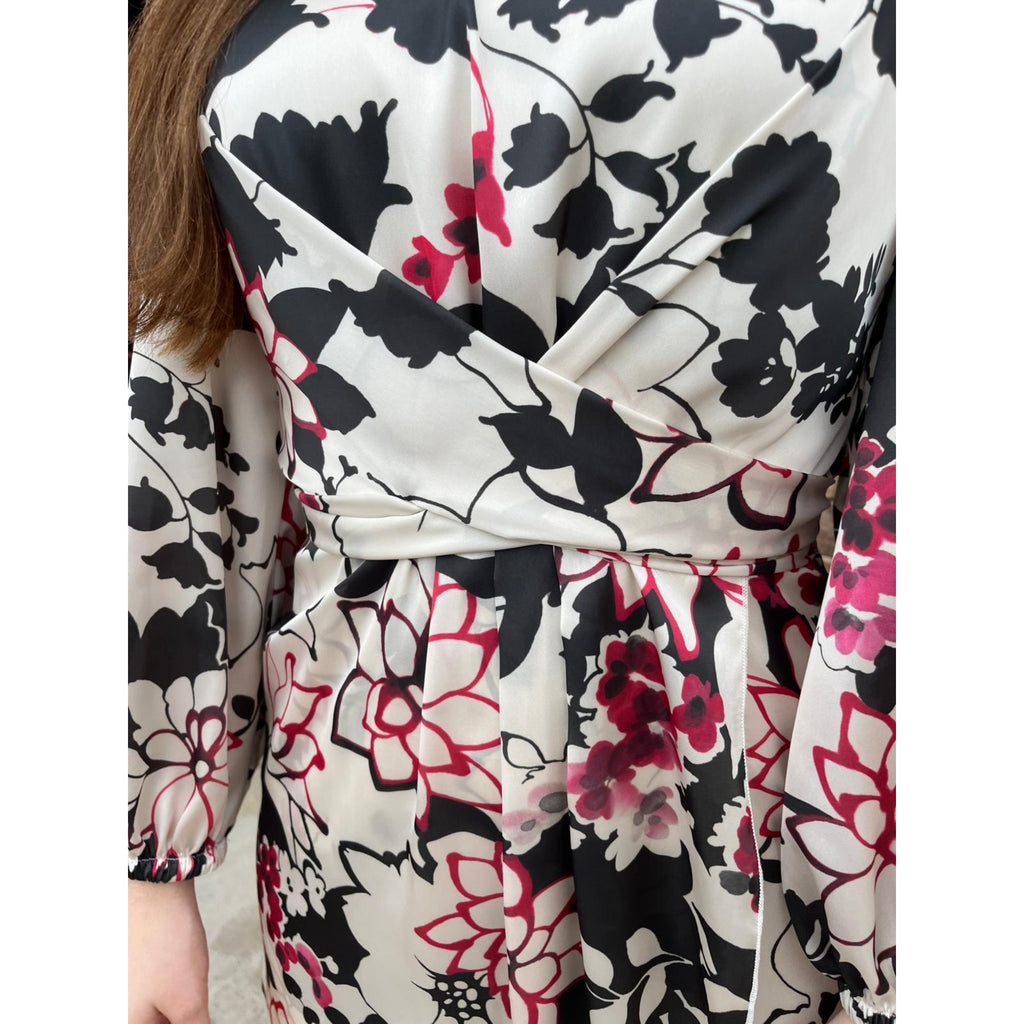 Lumi Silk Floral Midi Dress main image 1