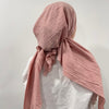Bamboo Crepe Solid Pretied Headscarf Valeri
