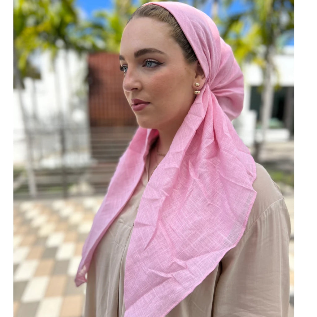 Cotton Scarf Soft, Red Shawl Wrap for Women Solid Color