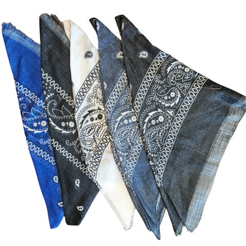 Paisley New Bandana Triangle Headscarf by Itsyounique (Open)