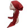 Silver Lurex Thread Cotton Pre-tied Headscarf by SG