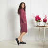 Ruby Carrie Rib Knit Hoodie Dress