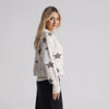 V-Neck Star Sweater Ivory