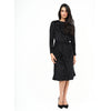 Swing Floral Dress Black by DF