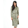 Swing Floral Dress Olive by DF