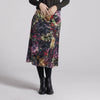 Michal Floral Velvet Skirt