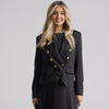 Black Satin Blazer
