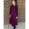 Burgundy Slip Dress by Ivee