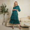 Charlene Dress Emerald Green