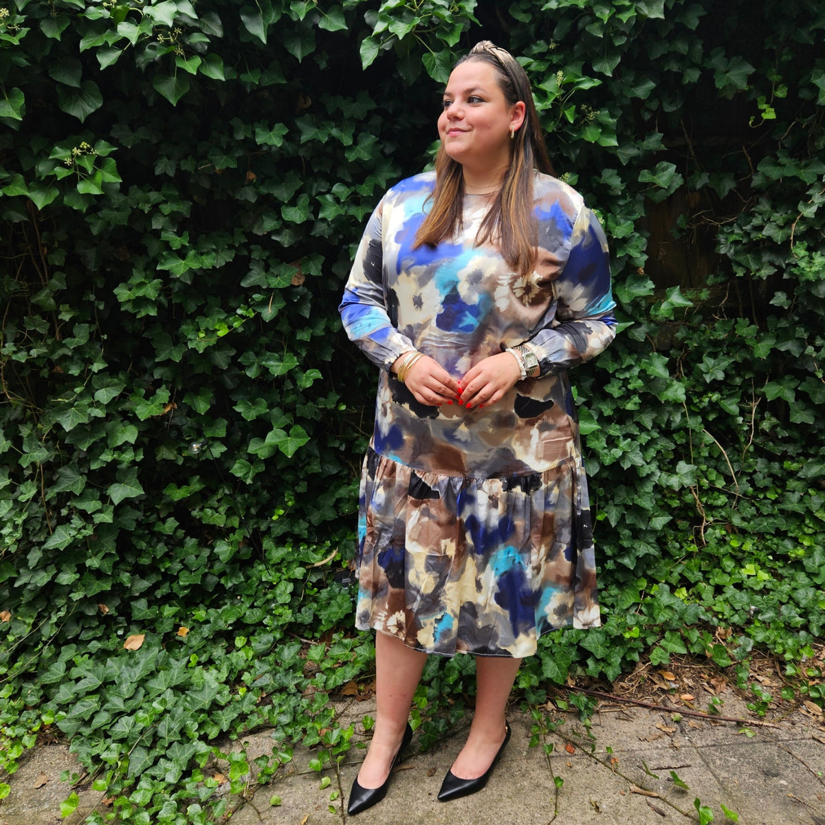 The Motif Dress Watercolor