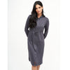 Slate Hoodie Dress by Daniella Faye