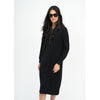 Black Serena Half Zip Dress by DF