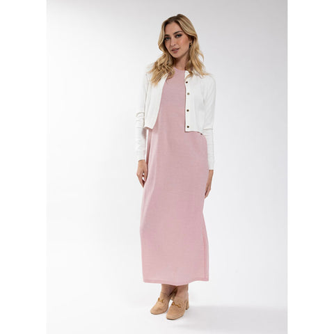 Basic Woven Jumper Pink