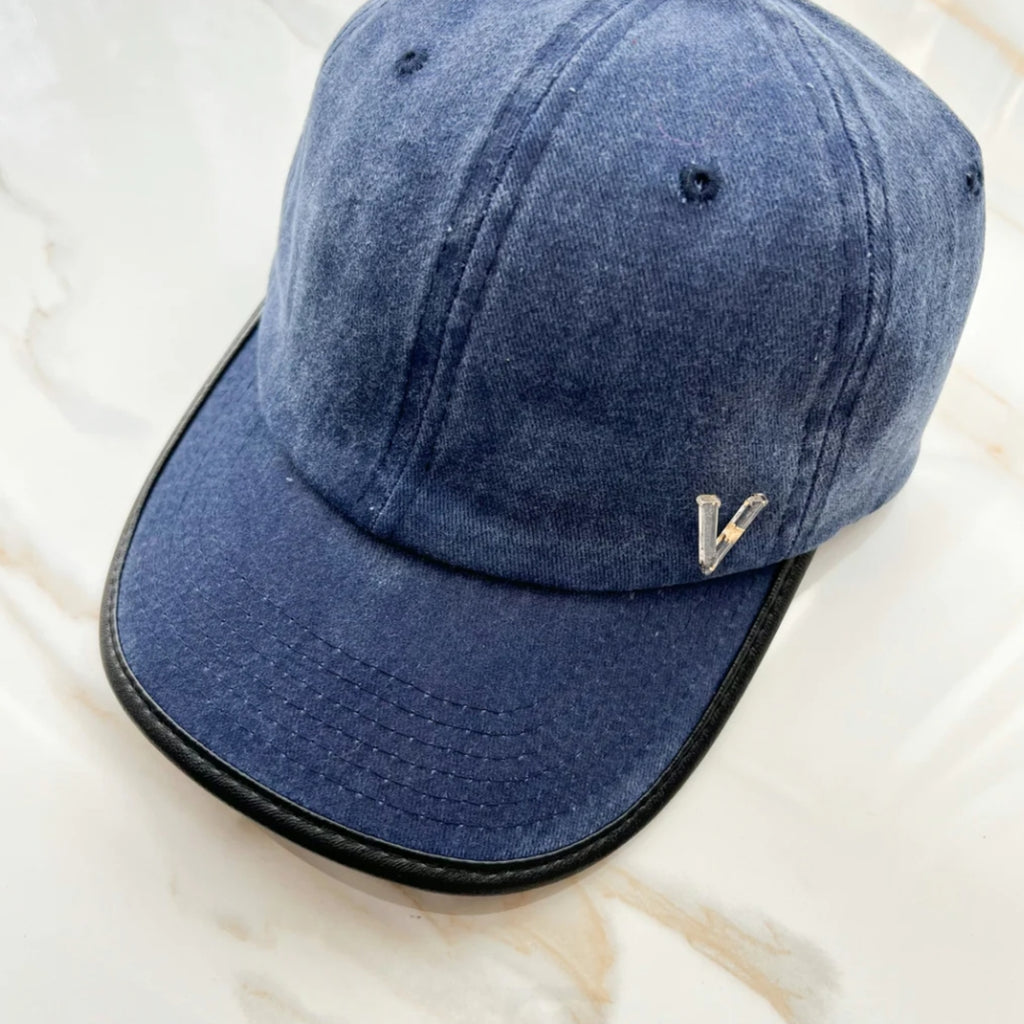 Neon Denim Baseball Cap by Valeri – The Mimi Boutique