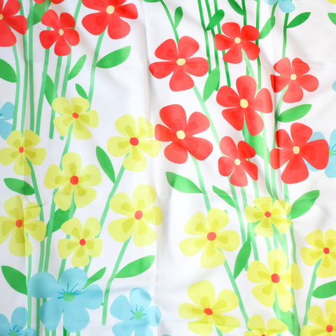 Pretty Flower Red & Yellow Tichel by Nicsessories