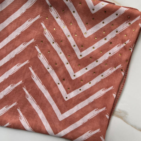 Lola Embelished Square Headscarf by Valeri