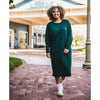Pine Logo Sweatshirt Dress by Mikah