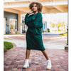Pine Logo Sweatshirt Dress by Mikah