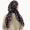 Midnight Rose Light Crinkle Headscarf Valeri Many Styles