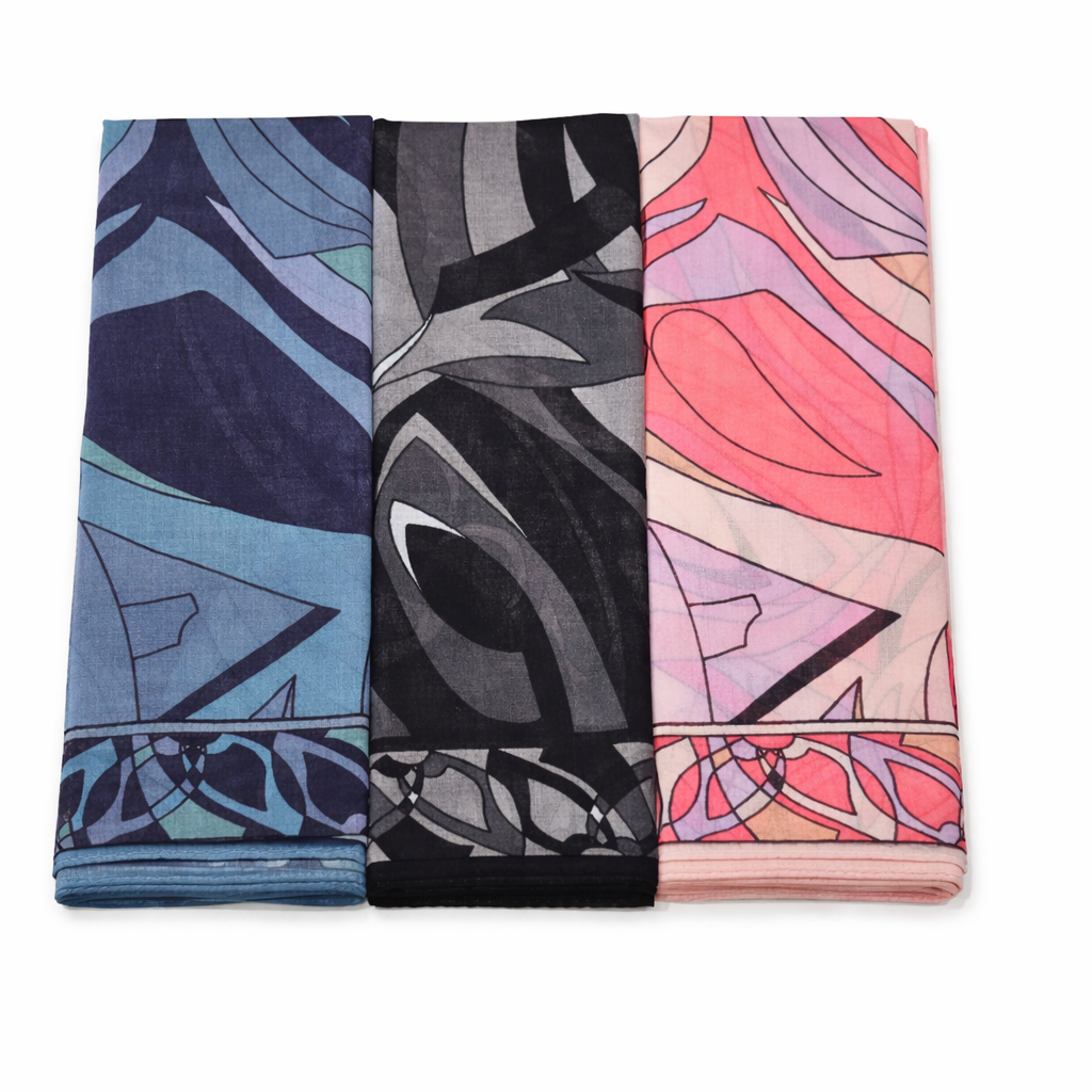 Pucci Cotton Bandana Open Headscarf Revaz