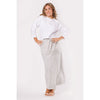 Hi Lo Loose Cut White Top