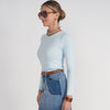 Sky L/S V-Neck Tee Adina LV - The Mimi Boutique