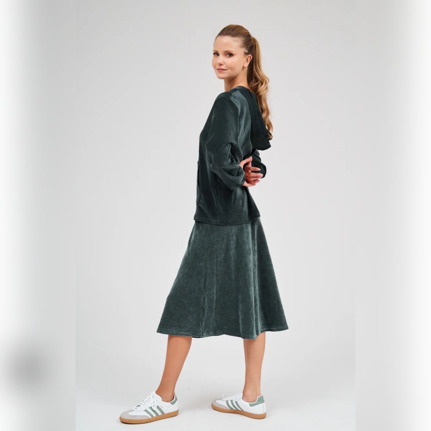 Riva Top With Hood Jewel Teal DF