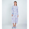 Ruched Watercolor Floral Dress - The Mimi Boutique