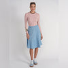 Pink L/S V-Neck Tee Adina LV - The Mimi Boutique