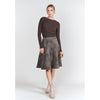 Paneled Flare Skirt Chocolate Adina LV