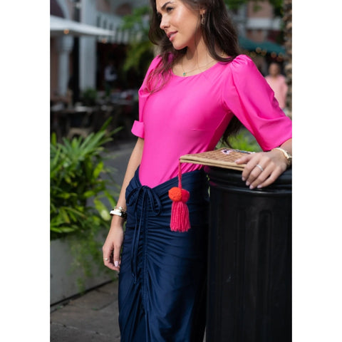 Capri Bodysuit Pink Pop