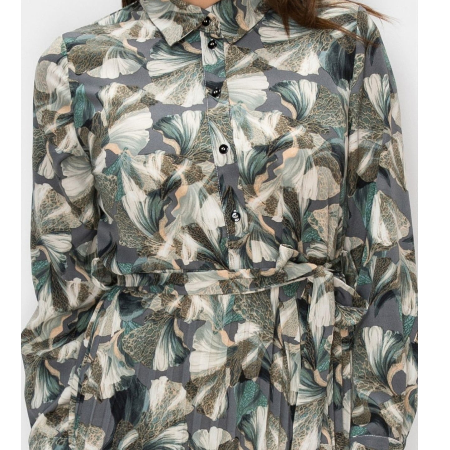 Green Petals Dress Yal