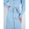 Blue Denim Abgin Shirt Dress - The Mimi Boutique
